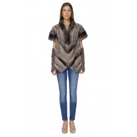 Жилет, шиншилла