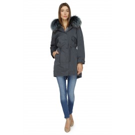 Парка на меху, лиса