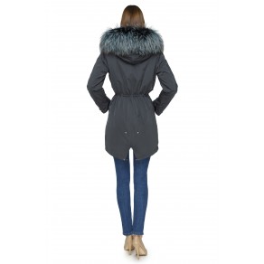 Парка на меху, лиса